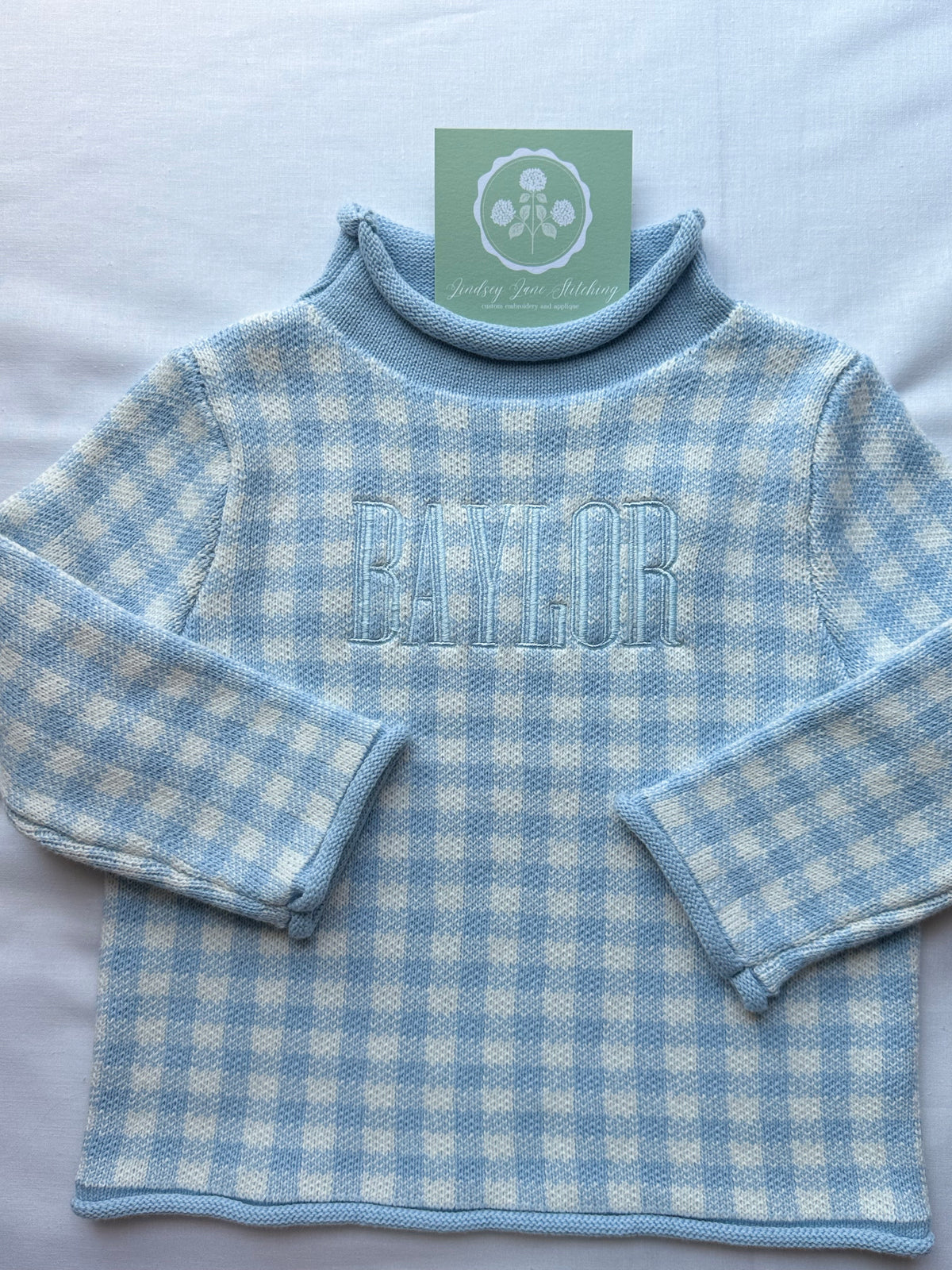 Gingham Rollneck Preorder (Closing 9/7)