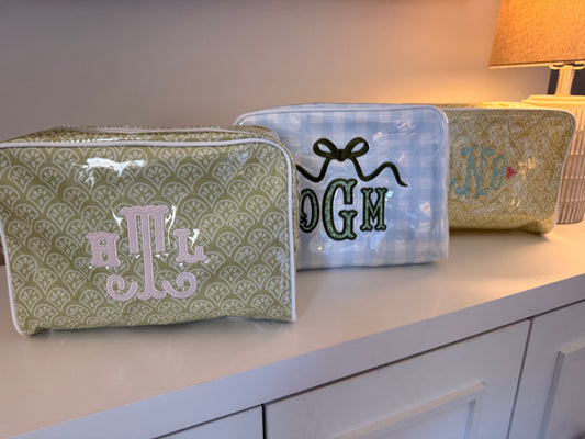 Wipeable Cosmetic Bag